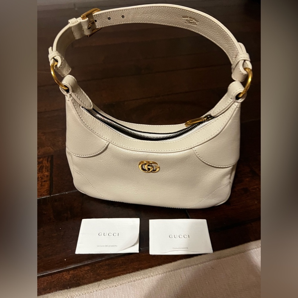 Gucci Aphrodite Leather Shoulder Bag